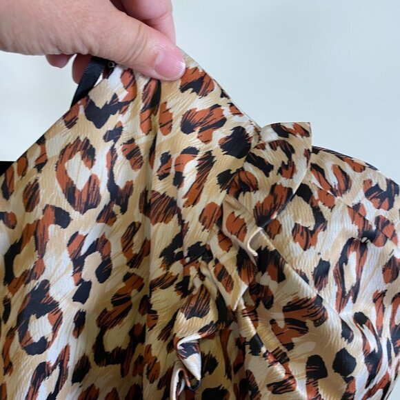 Lavish Alice One Shoulder Animal Print Belted Mini Dress - Picture 6 of 12